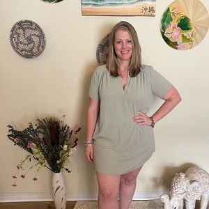 Chic Soul Sage Dress XL